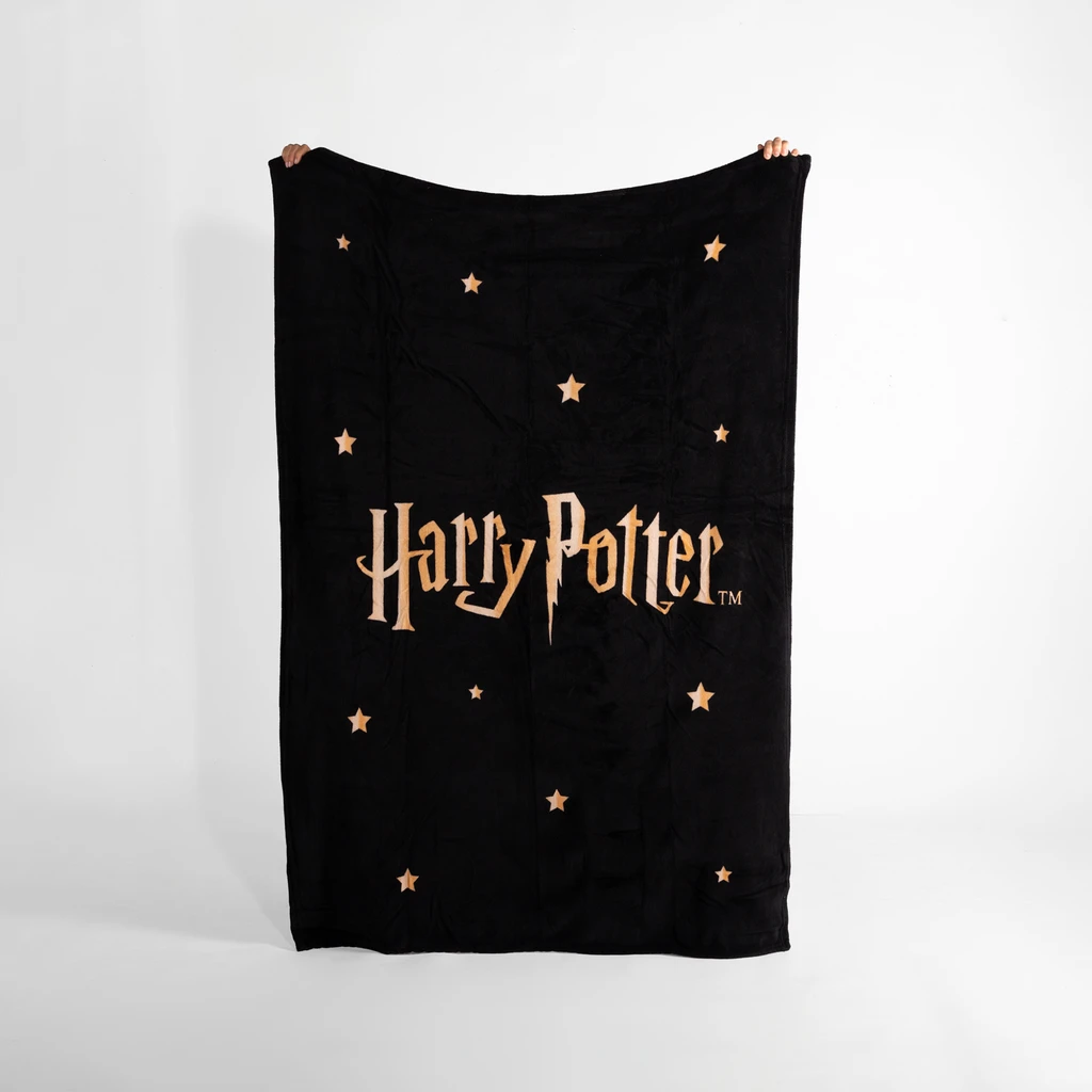 Čierna deka HARRY POTTER 130x170 cm