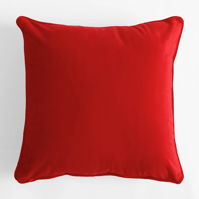 Poszewka dekoracyjna, welurowa, zapinana na zamek