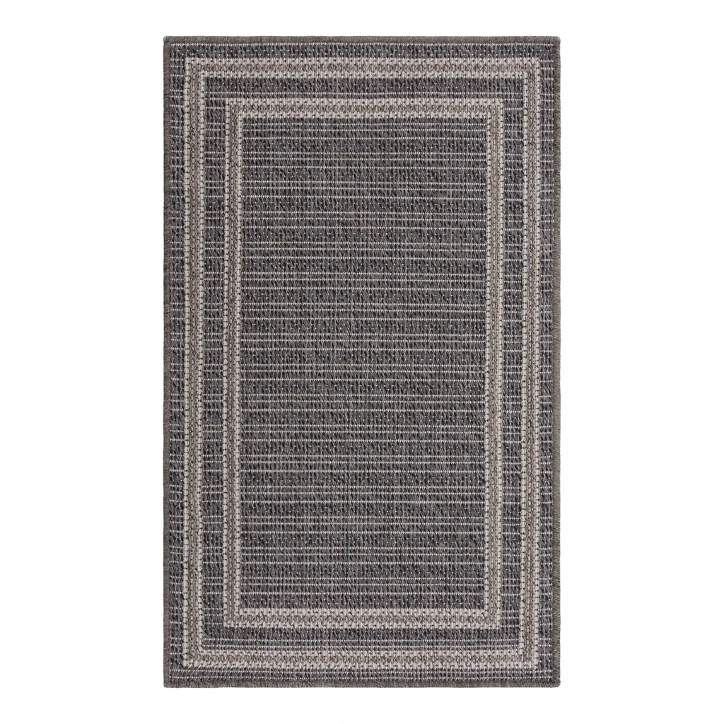 Vonkajší koberec PALERMO, sivý 60x100 cm