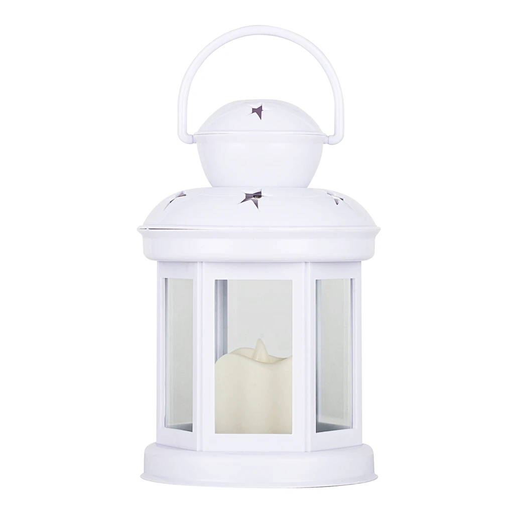 Lampáš biely LED 19 cm