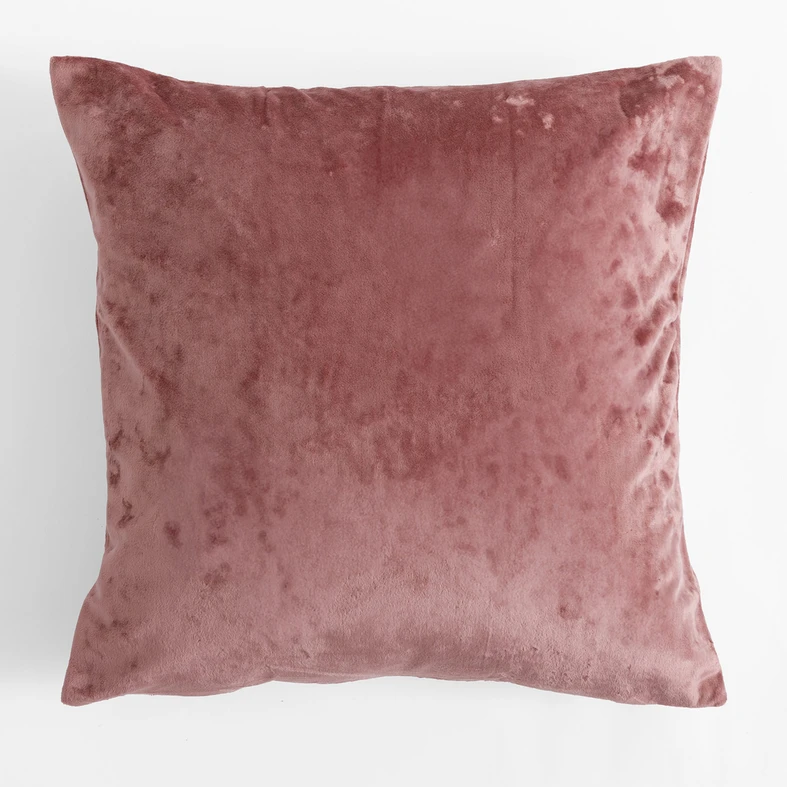Obliečka na vankúš velúrová ružová MONACO 45 x 45 cm