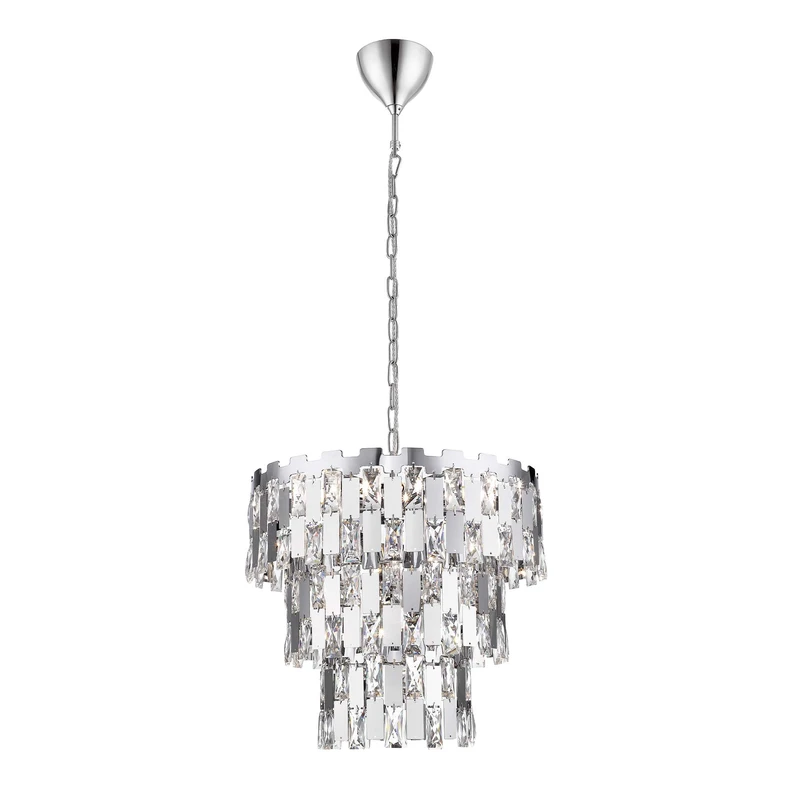 Luster chrómový ANZIO, 39 cm