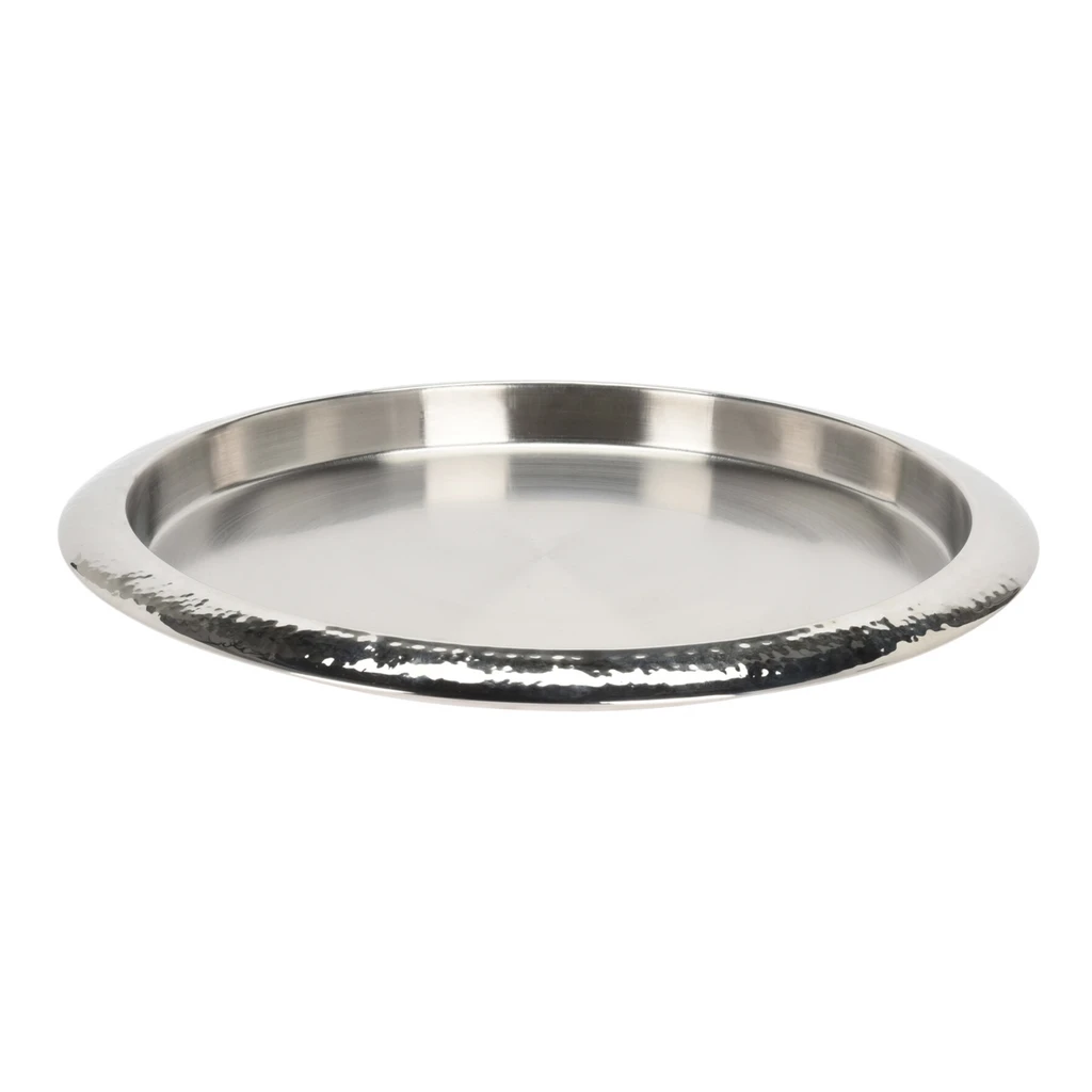 Okrúhly oceľový podnos 35 cm