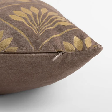 Dekoračná obliečka na vankúš v béžovej farbe DEKAR 45x45 cm