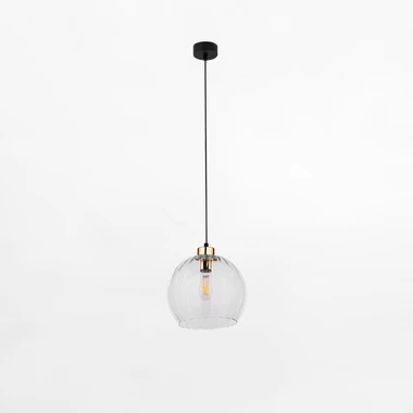 Transparentné závesné svietidlo DEVI