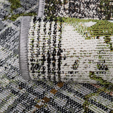 Šedo-zelený koberec MALTA 60x100 cm