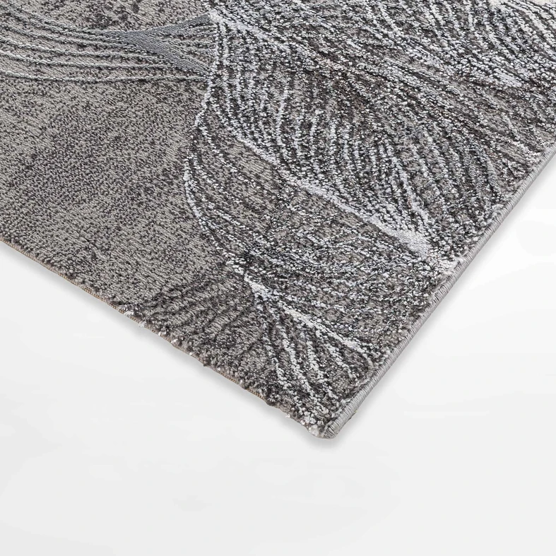 Koberec do obývacej izby SPAZZIO, sivý, 80x150 cm