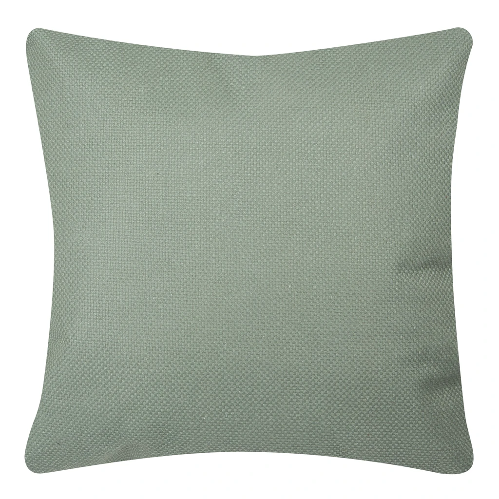 Dekoratívna obliečka na vankúš s listami zelená ALESSIA 45x45 cm