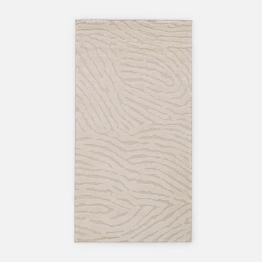 Abstraktný koberec béžový DEUS 80x150 cm